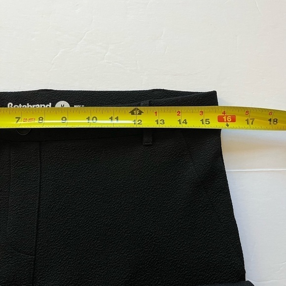 Betabrand Dress Straight Leg Yoga Work Pants Textured Black size Medium P - Picture 5 of 10